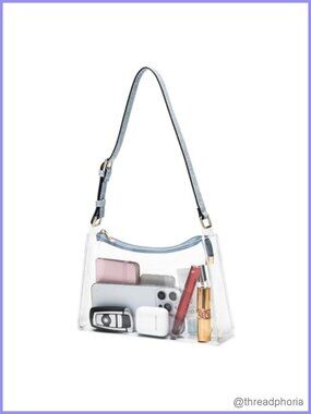 Clear Stadium Approved Shoulder Bag Transparent Purse
